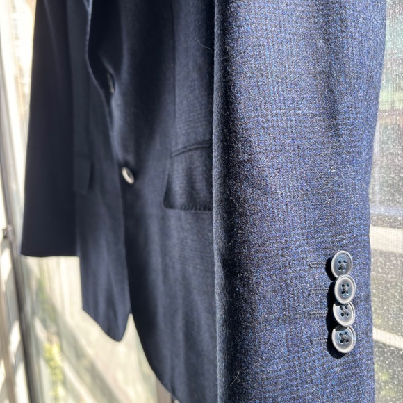 Blue Wool Blazer - Picture 4 of 12